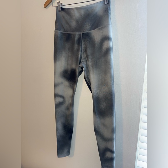 Nike One Dri-Fit Grey White High Rise Full Length Leggings Size Small NWT - Picture 5 of 11